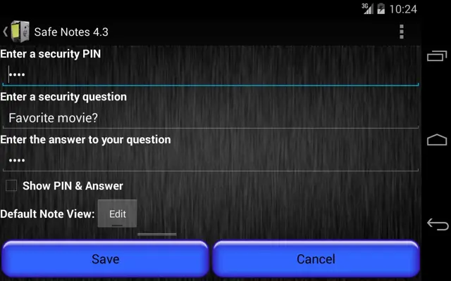 Safe Notes android App screenshot 9