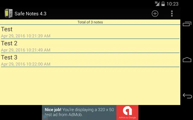 Safe Notes android App screenshot 10