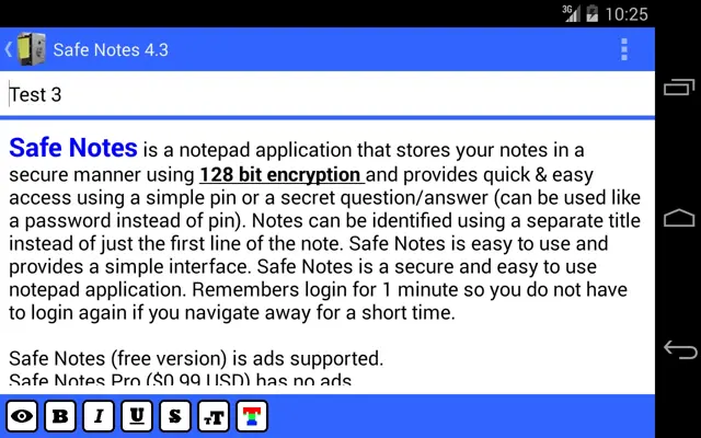 Safe Notes android App screenshot 12