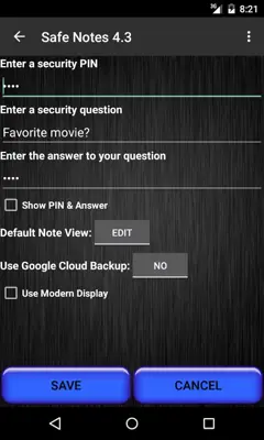 Safe Notes android App screenshot 17