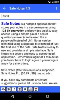 Safe Notes android App screenshot 20