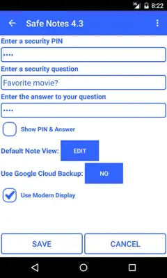 Safe Notes android App screenshot 21